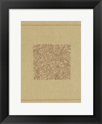 Framed Palm Motif II Print