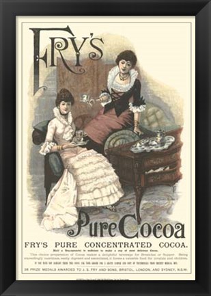 Framed Fry&#39;s Pure Cocoa Print