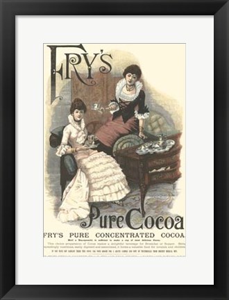 Framed Fry&#39;s Pure Cocoa Print