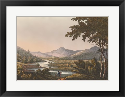 Framed English Countryside IV Print