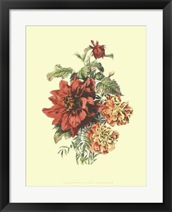 Framed Lush Floral II Print