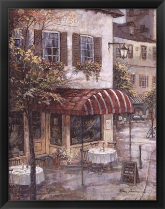 Framed Coffee House Ambience Print