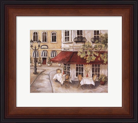 Framed Daytime Cafe II Print