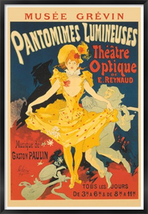 Framed Pantomimes Lumineuses Print