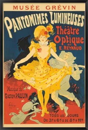 Framed Pantomimes Lumineuses Print