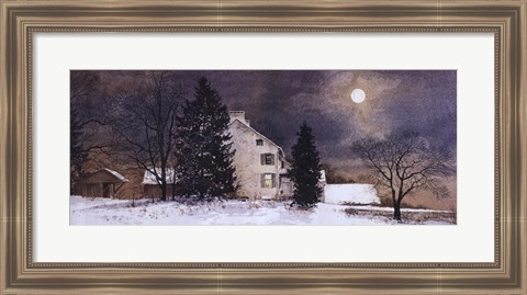 Framed Cold Night Print