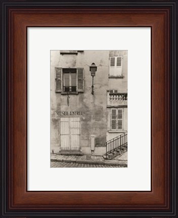 Framed Musee du Montmartre Print