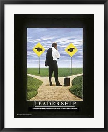 Framed Leadership Print