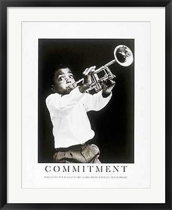 Framed Commitment Print