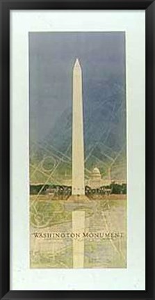 Framed Washington Monument Print