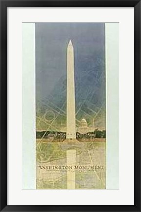 Framed Washington Monument Print