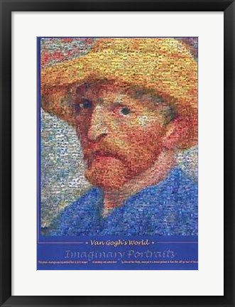 Framed Van Gogh&#39;s World Print