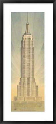 Framed Empire State Building Print