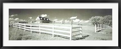 Framed Farmhouse in Tennessee, New York Print