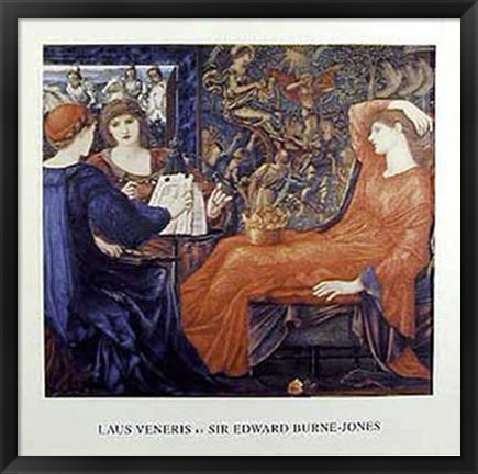 Framed Laus Veneris Print