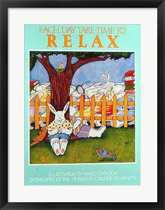 Framed Relax Print