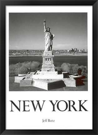 Framed Statue of Liberty Print