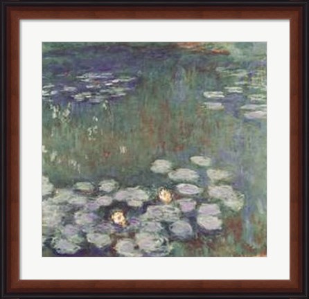 Framed Water Lilies Print