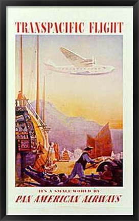 Framed China Clipper Print