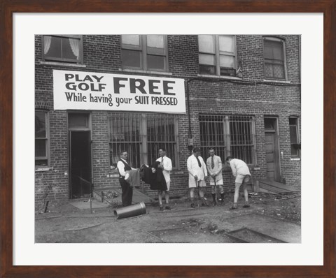 Framed Free Golf Print