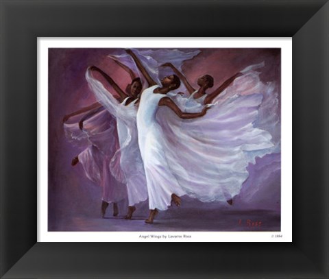 Framed Angel Wings Print