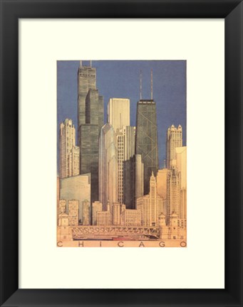 Framed Chicago Print