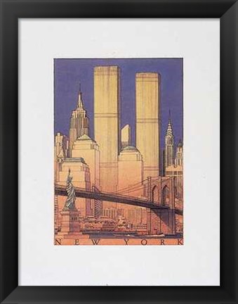 Framed New York Print