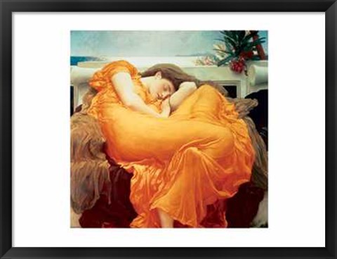 Framed Flaming June, c.1895 Print