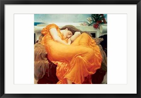 Framed Flaming June, c.1895 Print