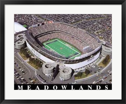 Framed Meadowlands - Ny Jets At Giants Stadium, Print