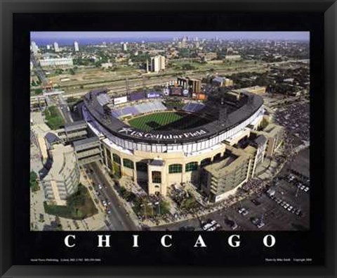 Framed Chicago, Illinois - White Sox At Us Cell Print