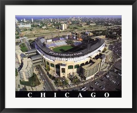 Framed Chicago, Illinois - White Sox At Us Cell Print