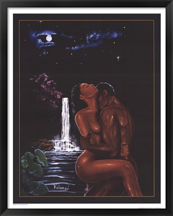 Framed Moonlight Love Print