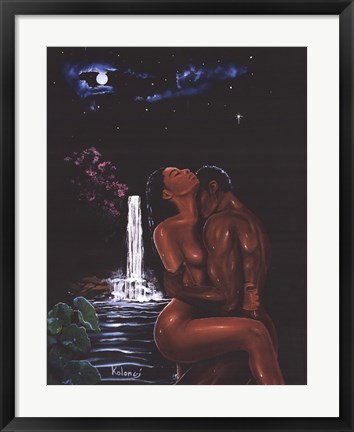 Framed Moonlight Love Print