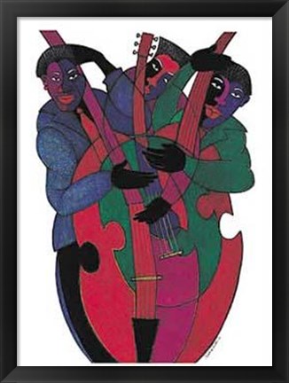 Framed Jazz Strings Print