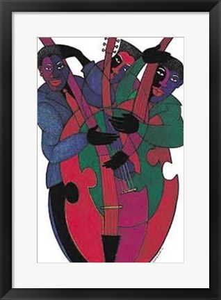 Framed Jazz Strings Print