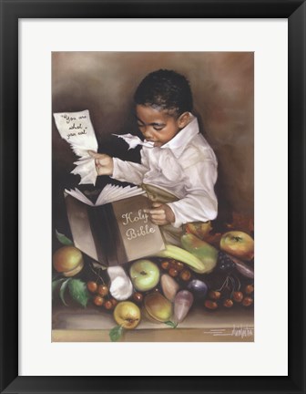 Framed You Are What You Eat (His) Print