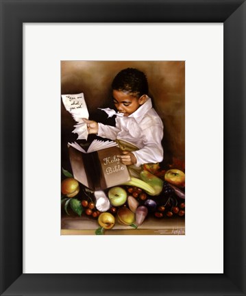 Framed You Are What You Eat (His) Print