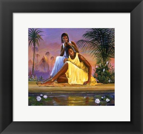 Framed Nubian Maidens Print