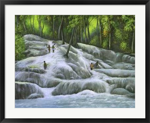 Framed Dunns River Falls Print