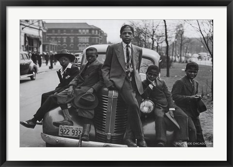 Framed Chicago Boys, Sunday Best, 1941 Print