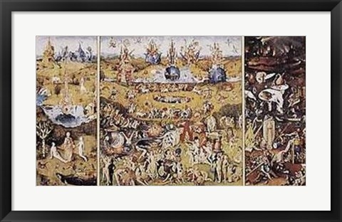 Framed Garden of Earthly Delights Print