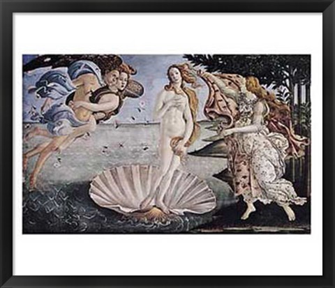 Framed Birth of Venus Print