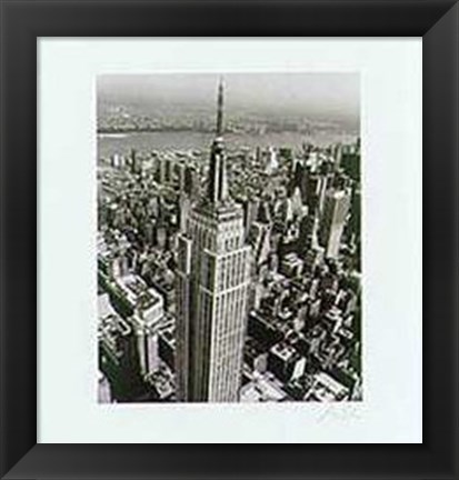 Framed Empire State Building Print