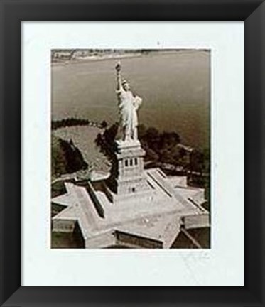 Framed Statue of Liberty Print