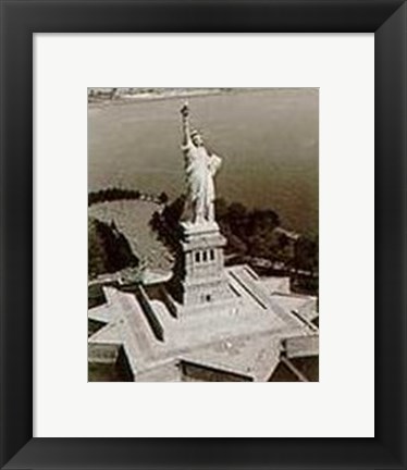 Framed Statue of Liberty Print