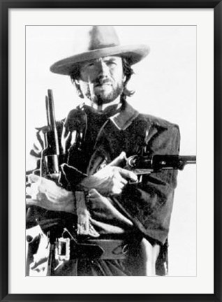 Framed Clint Eastwood Print