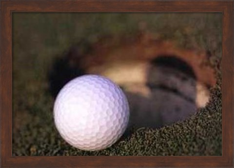 Framed Frustration - Golf Ball Print