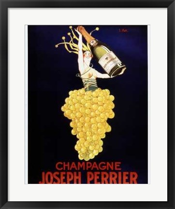 Framed Champagne Print