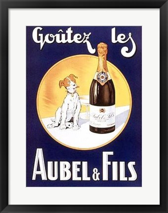 Framed Aubel Fils Print